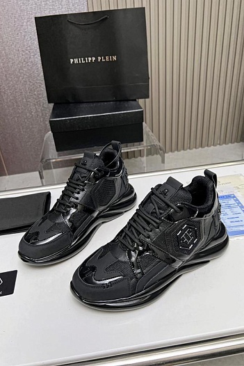 Мужские кроссовки Philipp Plein Hurricane - Black   