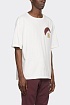 Белая оверсайз футболка Rhude Moonlight