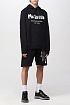 Чёрное худи Alexander McQueen graffiti logo-print
