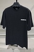 Чёрная оверсайз футболка Balenciaga