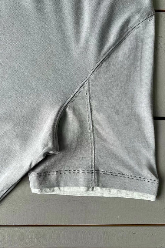 Футболка Brunello Cucinelli Premium layered-effect - Light Grey