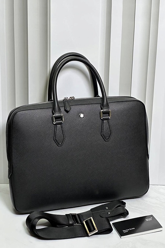 Кожаный портфель Montblanc Sartorial Premium 40x30x5 см