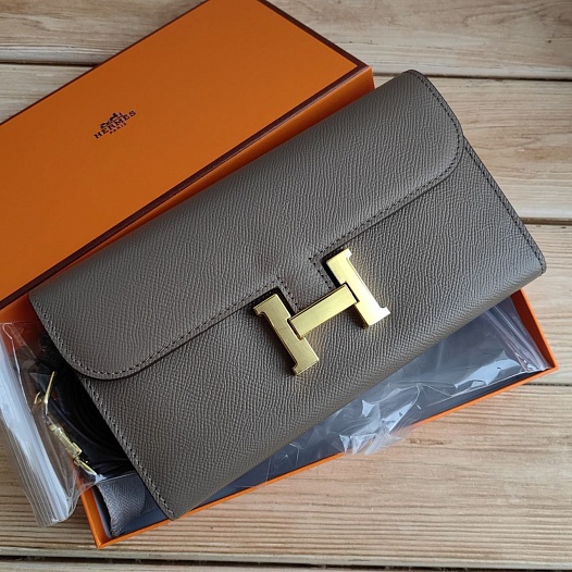 Кожаная сумка-клатч Hermes 21x11 см (7 расцветок)   