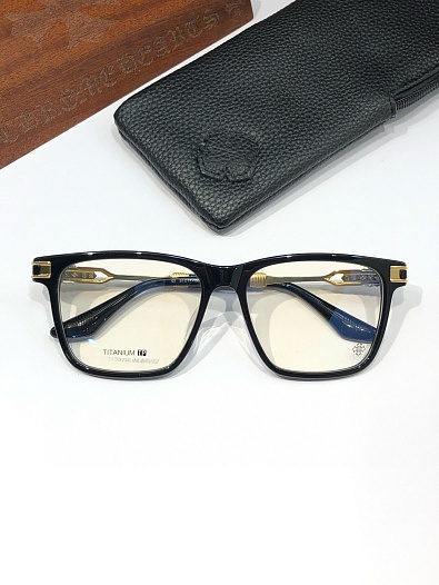 Очки Chrome Hearts с прозрачными линзами   