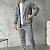 Мужской спортивный костюм Zegna серого цвета