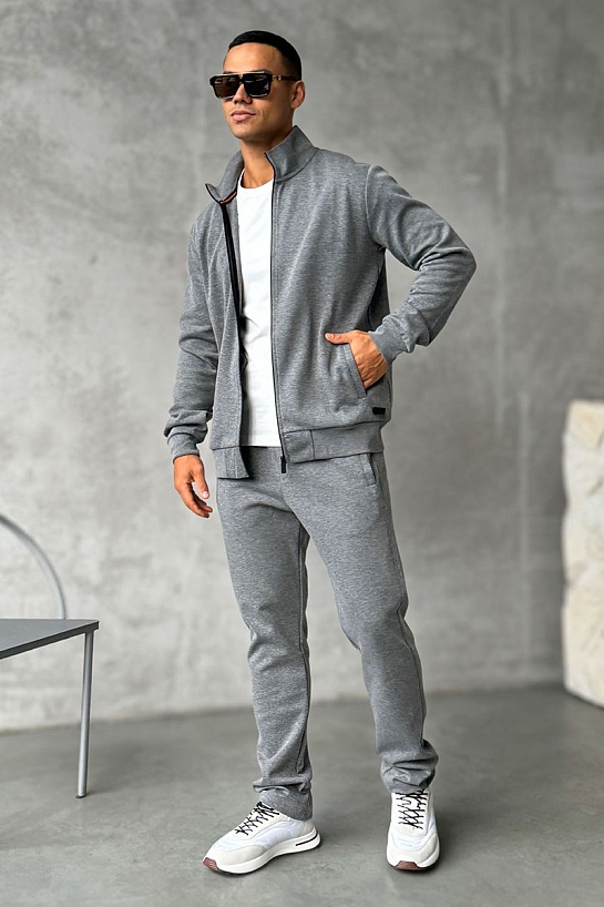 Мужские спортивные штаны Zegna серого цвета