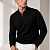 Поло с длинным рукавом Brioni zip-neck - Black