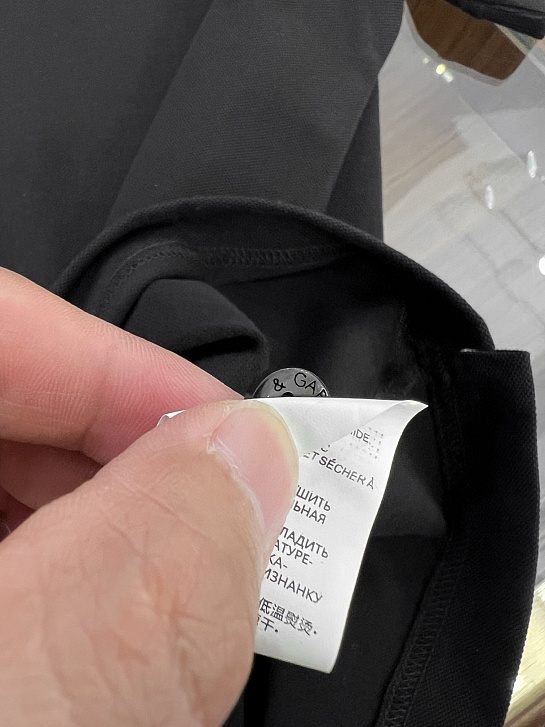 Мужское чёрное поло Dolce & Gabbana Premium