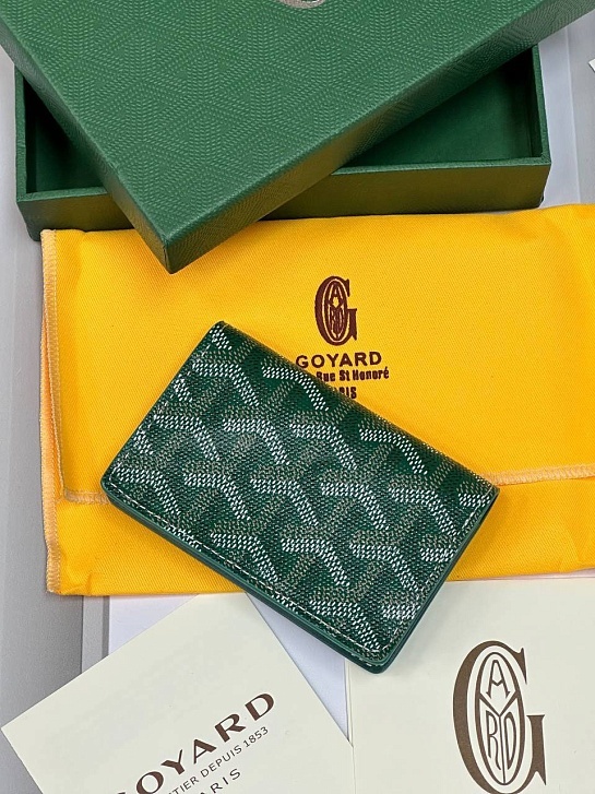 Кошелёк Goyard Malesherbes Premium 10.2x7x1.5 см - Green