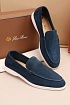 Мужские замшевые лоферы Loro Piana Summer Walk