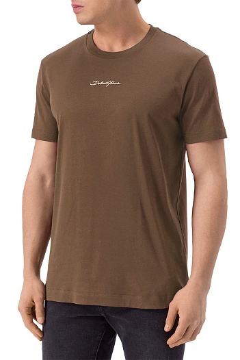 Мужская футболка Dolce & Gabbana Premium - Brown   