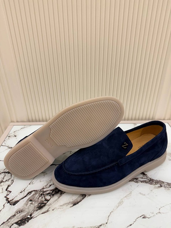 Мужские замшевые лоферы Ermenegildo Zegna