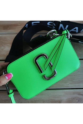 Кожаная сумка Marc Jacobs 25x16 см - Green   