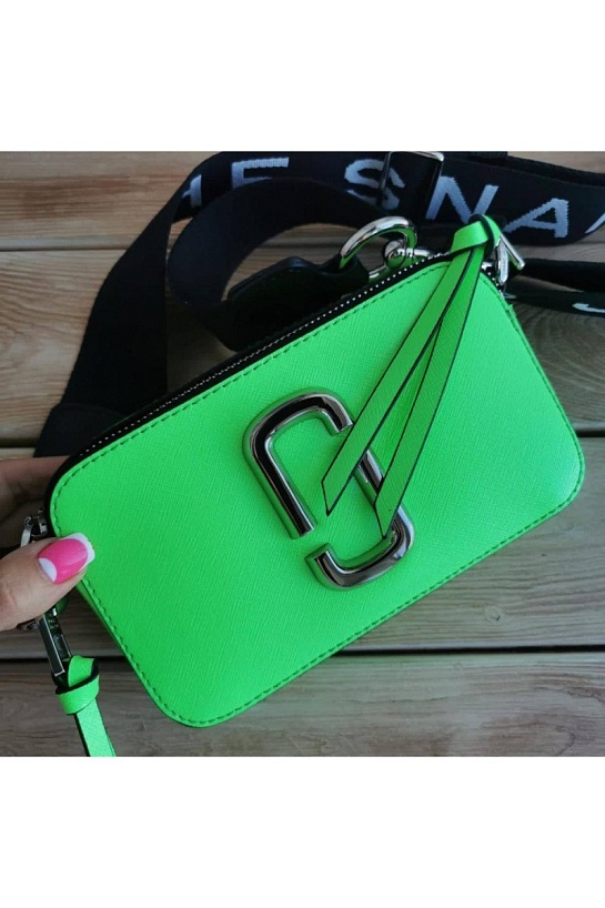 Кожаная сумка Marc Jacobs 25x16 см - Green