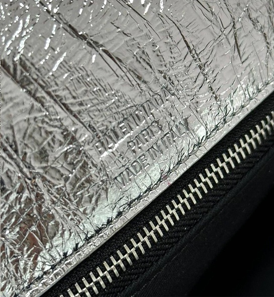 Женская сумка Balenciaga BB Soft Premium 23x14.5x4 см - Silver
