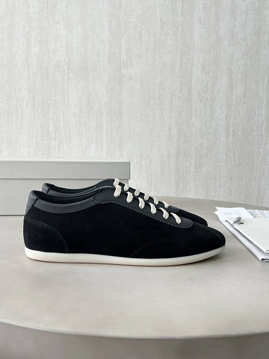 Замшевые кроссовки Brunello Cucinelli Premium - Black