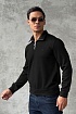 Утеплённая кофта Loro Piana zip-neck - Black