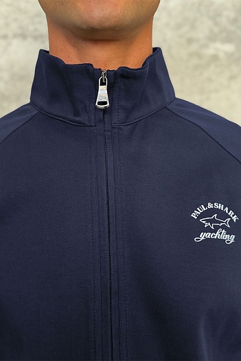 Тёмно-синий спортивный костюм Paul & Shark   