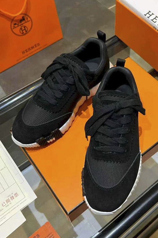 Женские комбинированные кроссовки Hermes Bouncing premium