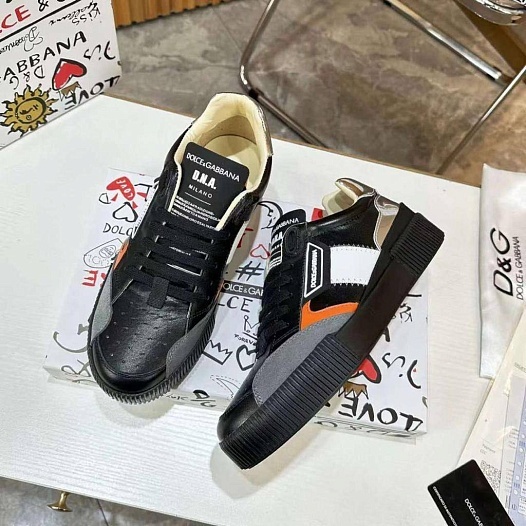 Комбинированные кроссовки Dolce & Gabbana Miami - Black   