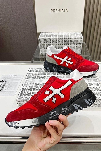 Мужские кроссовки Premiata Mick - Red   