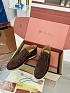 Женские замшевые лоферы Loro Piana premium - Brown