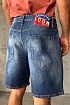 Синие джинсовые шорты Dsquared2 x OVO