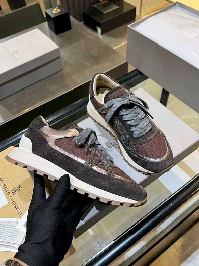 Женские кроссовки Brunello Cucinelli premium   