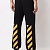 Мужские чёрные штаны Off-White Caravaggio Diag