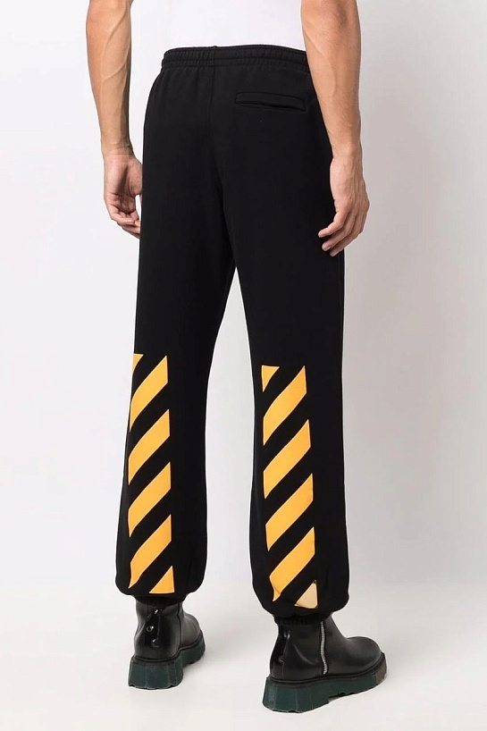 Мужские чёрные штаны Off-White Caravaggio Diag