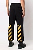 Мужские чёрные штаны Off-White Caravaggio Diag