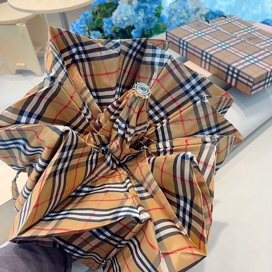 Складной зонт Burberry Check premium