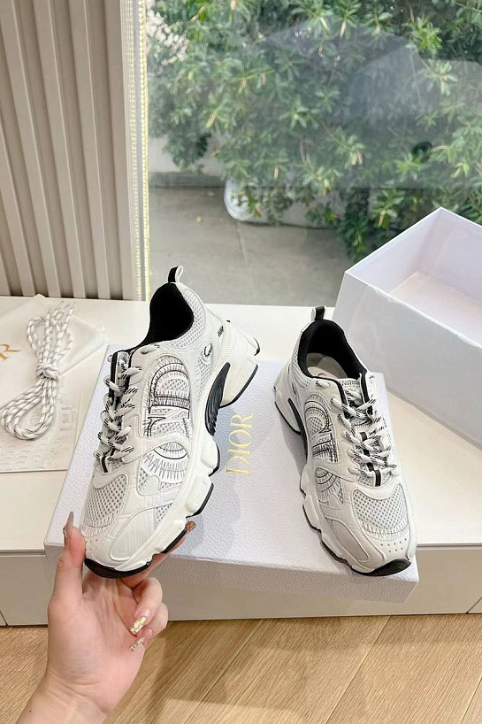 Женские кроссовки Dior Chrono Premium - White