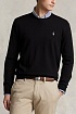 Мужской чёрный джемпер Роlо Ralрh Lаurеn logo-embroidered