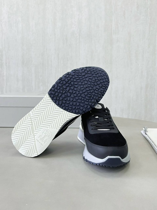 Замшевые кроссовки Brunello Cucinelli Premium - Black