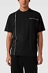 Мужская чёрная футболка Armani Exchange