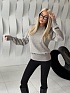 Женский трикотажный свитер Schiaparelli Premium - Grey
