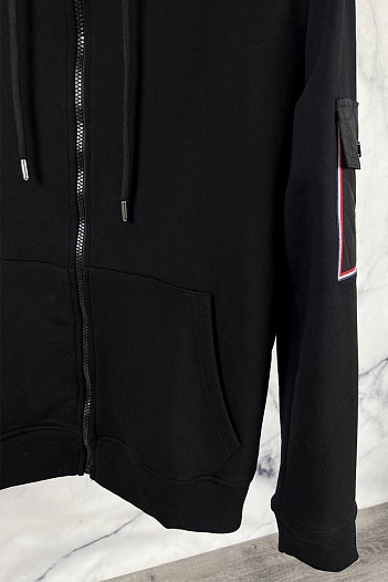 Спортивный костюм чёрного цвета side pocket   