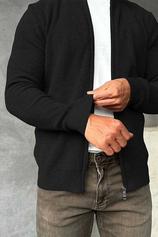 Мужская кофта Paul & Shark zip-up - Black