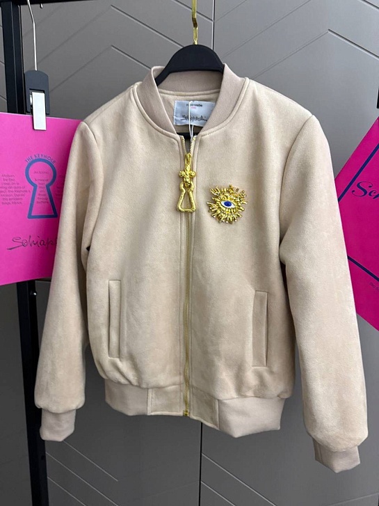 Женский бомбер Schiaparelli premium - Beige