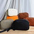 Женская серая сумка Hermes 20x15 см