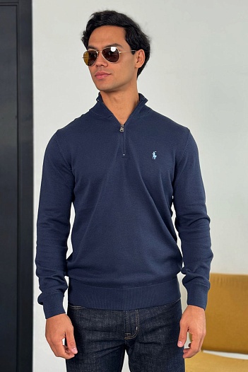 Мужская кофта Polo Ralph Lauren pony-embroidered - Navy   