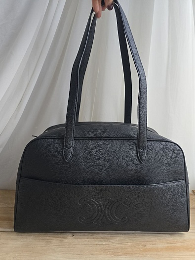 Кожаная сумка Celine Triomphe 44x26 см   