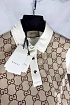 Мужское поло Gucci GG monogram all-over - White / Beige