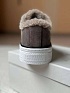 Женские кроссовки с мехом Brunello Cucinelli Premium - Grey