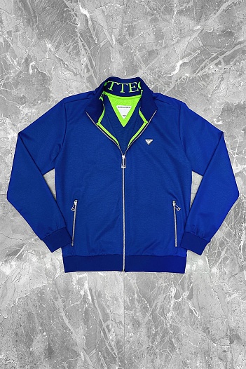 Мужской синий костюм Bottega Veneta   