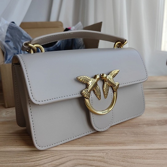 Женская кожаная сумка 21x12 см (3 расцветки)