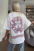 Женская оверсайз футболка Chrome Hearts premium