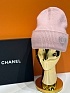 Шапка Chanel logo-rhinestones premium - Pink