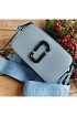 Кожаная сумка Marc Jacobs The Snapshot Dreamy Blue 19x11 см